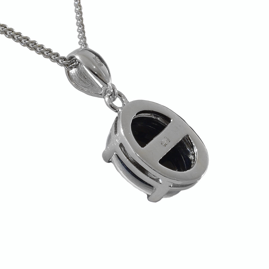 Triplet Opal Sterling Silver Necklace 28P-11X9TR