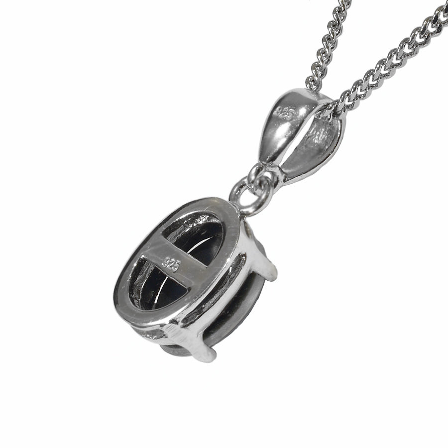 Triplet Opal Sterling Silver Necklace 28P-9X7TR