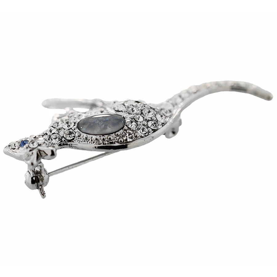 Kangaroo Brooch/Pin 18k White GP HB0358TR(8x6)