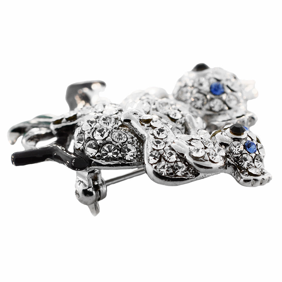 Koala Brooch/Pin 18k White GP HB0376R