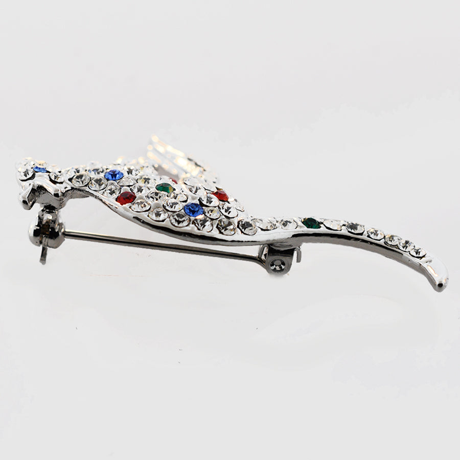 Kangaroo Brooch/Pin 18k White GP NB1173CR