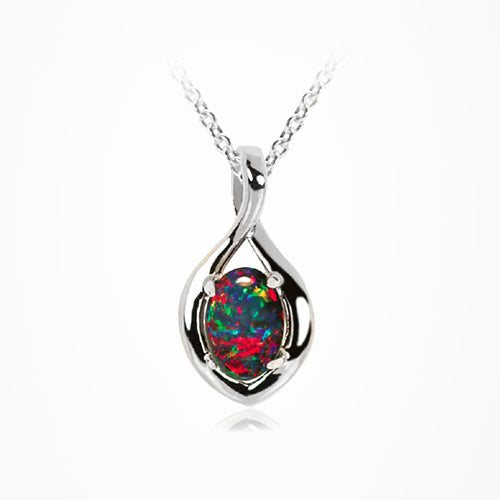 Sterling Silver Triplet Opal Pendant SP0001TR