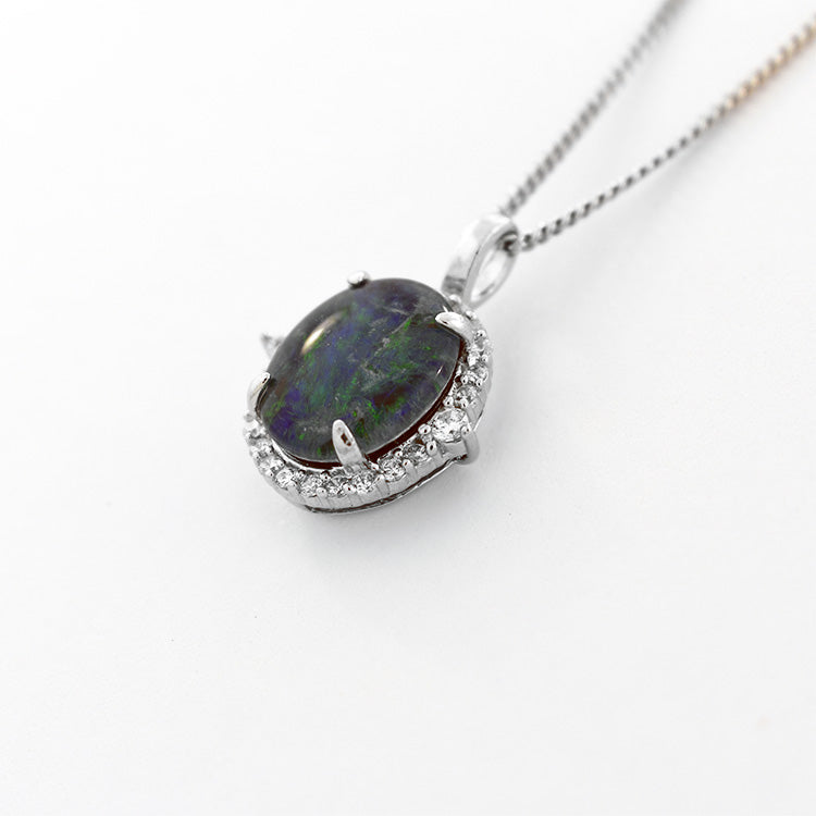 Sterling Silver Triplet Opal Pendant OP0101TR 12×10