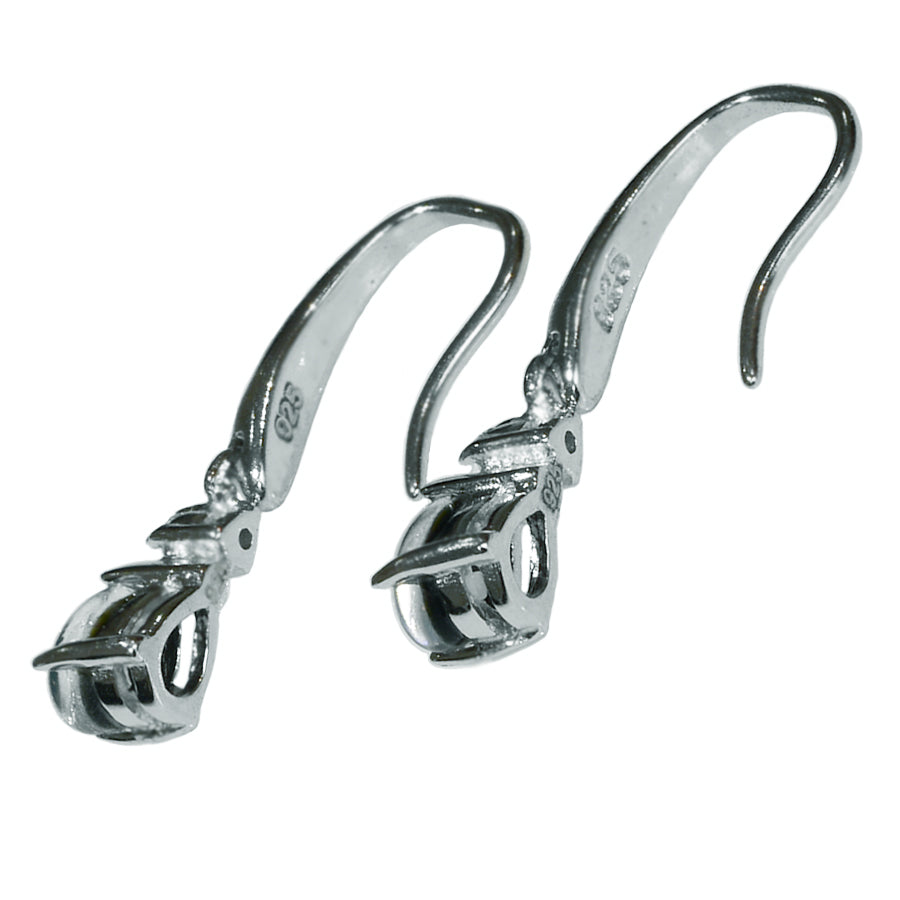 Sterling Silver Triplet Opal Earrings (24E-TR6X4D)